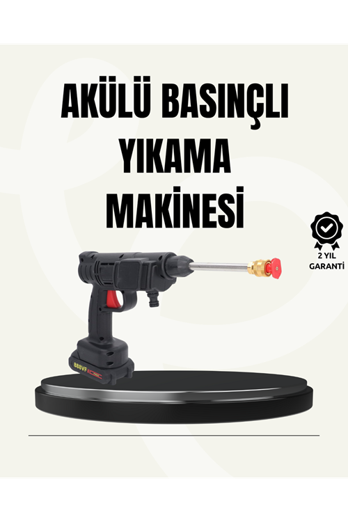 48V Şarjlı Basınçlı Yıkama Makinesi Kablosuz Su Tabancası