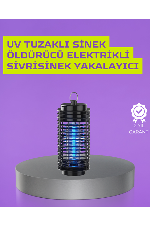 Kapalı ve Açık Alanlarda Etkili Elektrikli Sivrisinek Katili – UV Işıklı Tuzak
