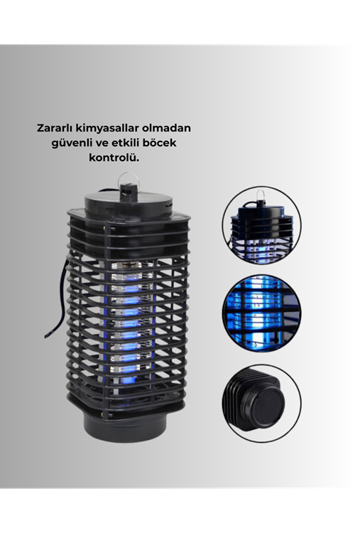Elektrikli UV Işıklı Sivrisinek ve Böcek Öldürücü – Sessiz ve Güvenli Tuzak