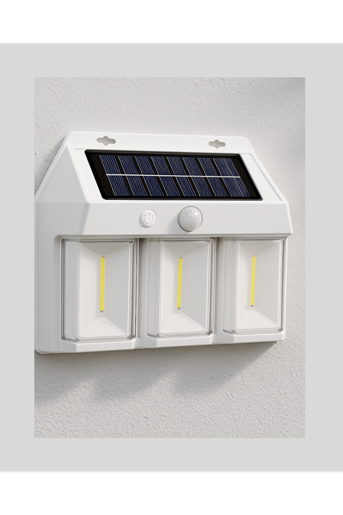 Suya Dayanıklı Solar Duvar Lambası – Akıllı Gece Sensörlü Işık