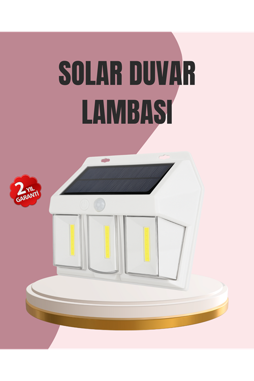 Güneş Enerjili Bahçe ve Duvar Aydınlatma – BK-618-3 LED Lamba