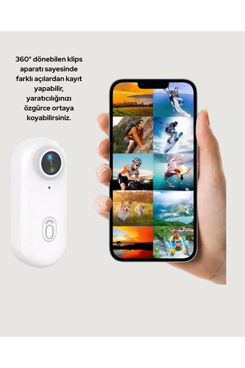 Şarj Edilebilir Uzun Ömürlü Mini Spor Kamera Full HD