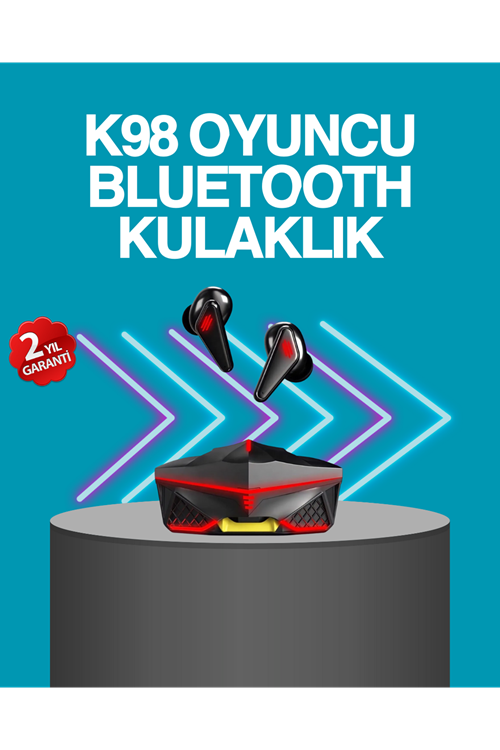Kablosuz Bluetooth 5.0 Metal Kasa Gaming Kulaklık