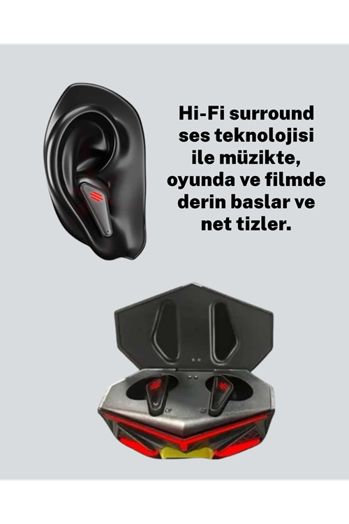 Led Işıklı Kablosuz Bluetooth 5.0 Gaming Kulaklık