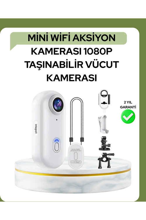 1080P WiFi Spor Kamerası Su Geçirmez Mini Aksiyon Kamera
