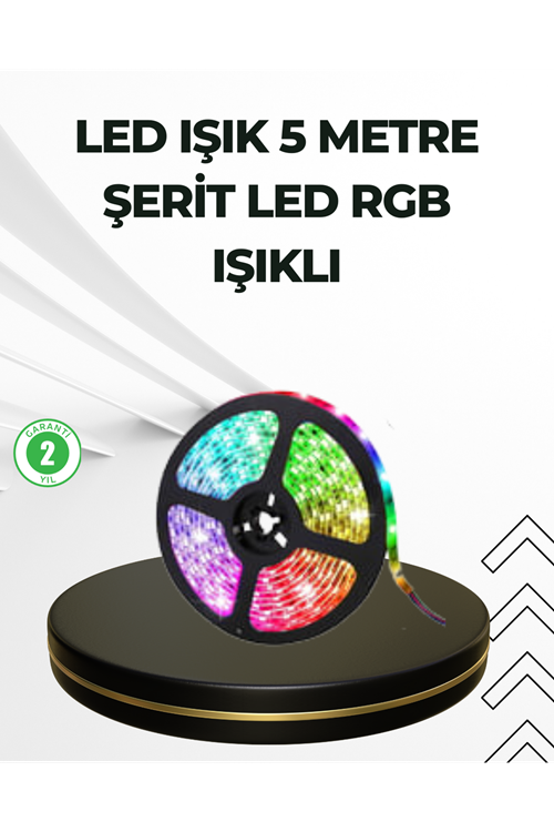 Dekoratif Kumandalı Şerit LED 5 Metre