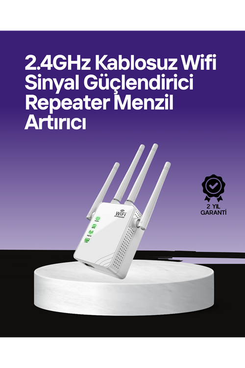 WPS Destekli 2.4GHz + 5GHz WiFi Sinyal Güçlendirici