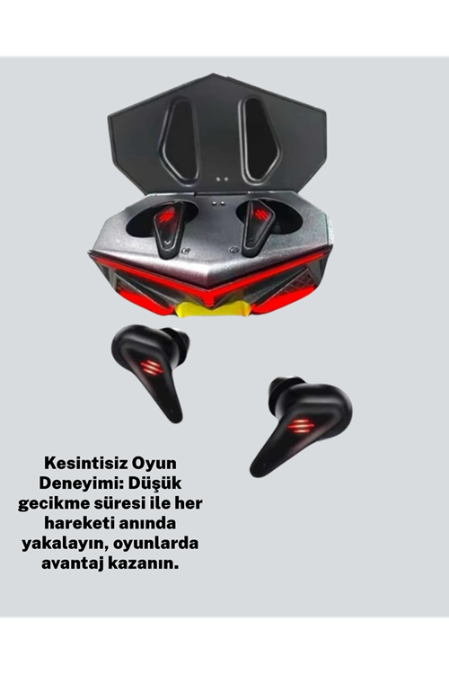 Led Işıklı Metal Kasa Kablosuz Gaming Kulaklık