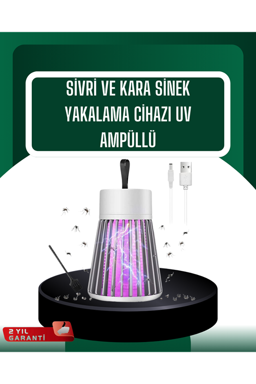 Kamp ve Bahçe İçin Şarjlı Böcek Kovucu Lamba