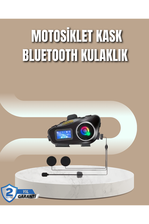500 Metre İnterkom Mesafeli Kask Kulaklığı Gürültü Engelleyici