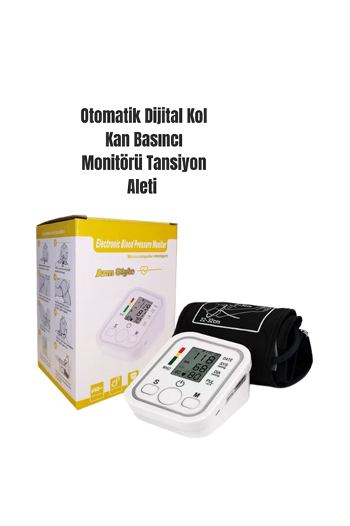 Taşınabilir Pil ve USB Girişli Tansiyon Aleti