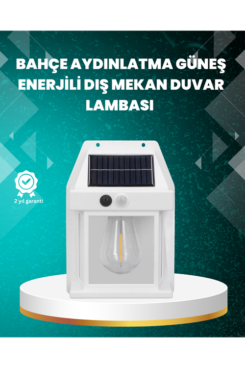 Çok Modlu Güneş Enerjili Bahçe ve Balkon Lambası