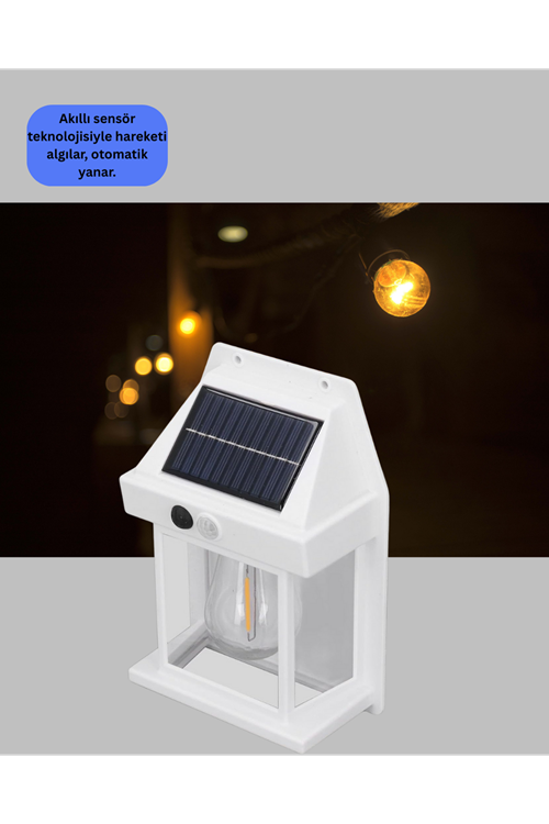Çok Modlu Güneş Enerjili Bahçe ve Balkon Lambası