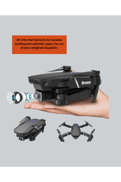 Uzaktan Kumandalı Katlanabilir Drone Yörünge Uçuşu ve Eve Dönüş Özellikli