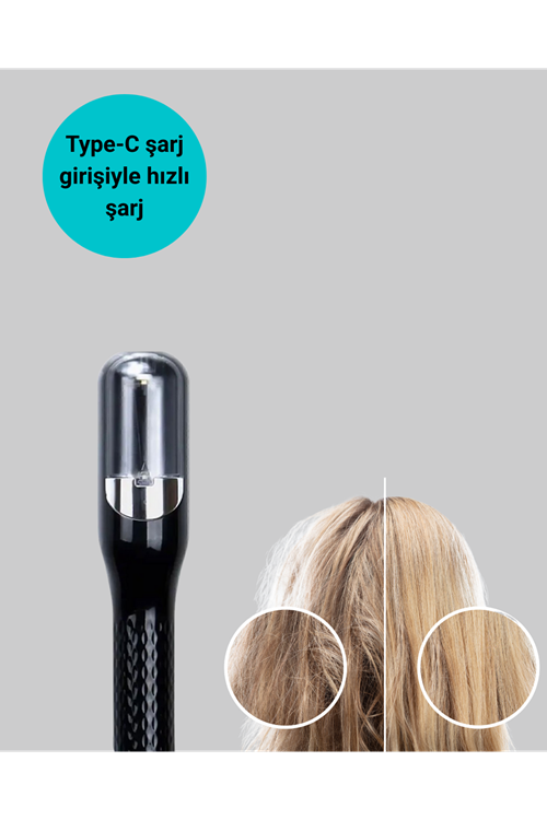 Kablosuz Şarjlı Saç Düzeltici Makine RH-6668 Ev Tipi Bakım Cihazı