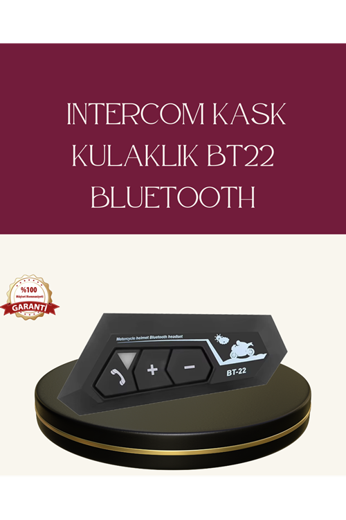 Motosiklet Sürüşleri İçin BT22 Kask Bluetooth Kulaklık Mikrofonlu
