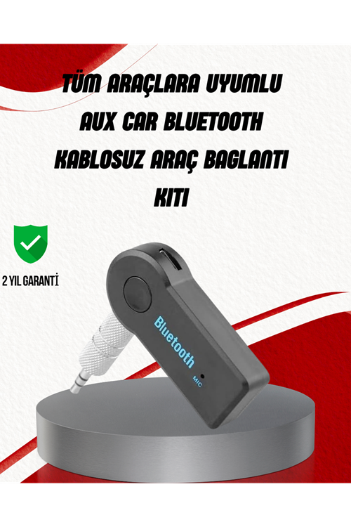 Eller Serbest Özellikli Bluetooth AUX Araç Kiti