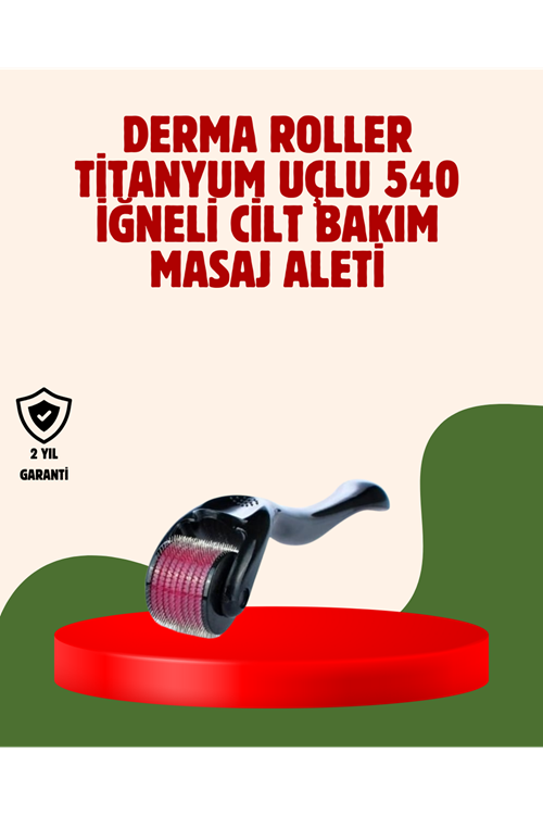 Dermaroller 1 mm Akne İzleri ve Çatlak Giderici Cilt Bakım Aleti