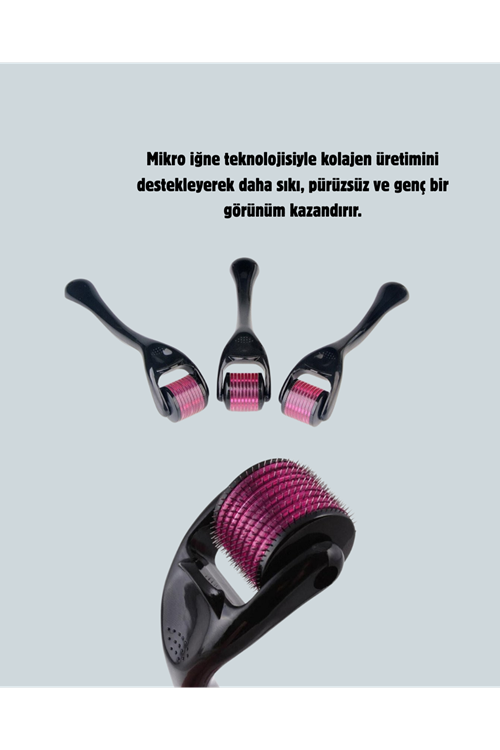 Dermaroller 1 mm Akne İzleri ve Çatlak Giderici Cilt Bakım Aleti