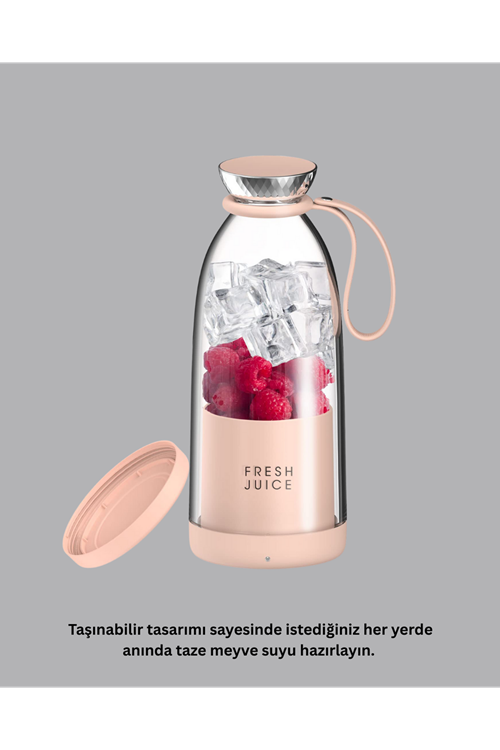4 Bıçaklı Gıda Sınıfı Paslanmaz Çelik Taşınabilir Blender