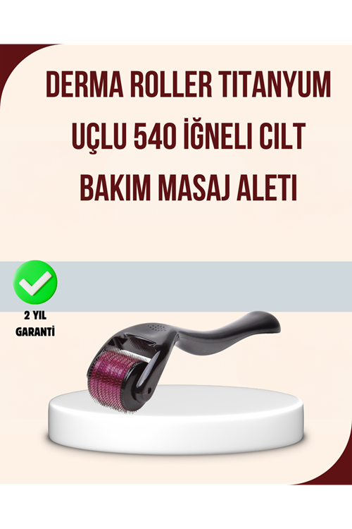 Titanyum Mikro İğneli Dermaroller 1 mm Kırışıklık ve Leke Karşıtı