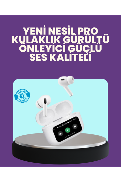 Tüm Telefonlarla Uyumlu ANC Özellikli Dokunmatik Bluetooth Kulaklık