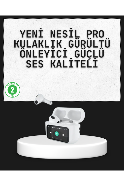 Akıllı Sensörlü Su Geçirmez Bluetooth Kulaklık Güçlü Batarya ve Bass