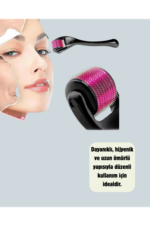 Dermaroller Titanyum 540 İğneli 1 mm Cilt Yenileme ve Anti Aging Etkisi
