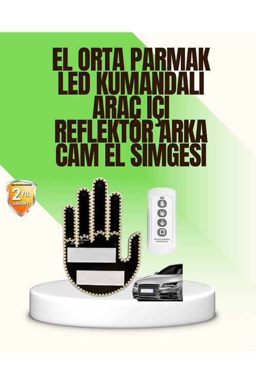 Uzaktan Kumandalı LED El Park Uyarı Cihazı Suya Dayanıklı Enerji Tasarruflu
