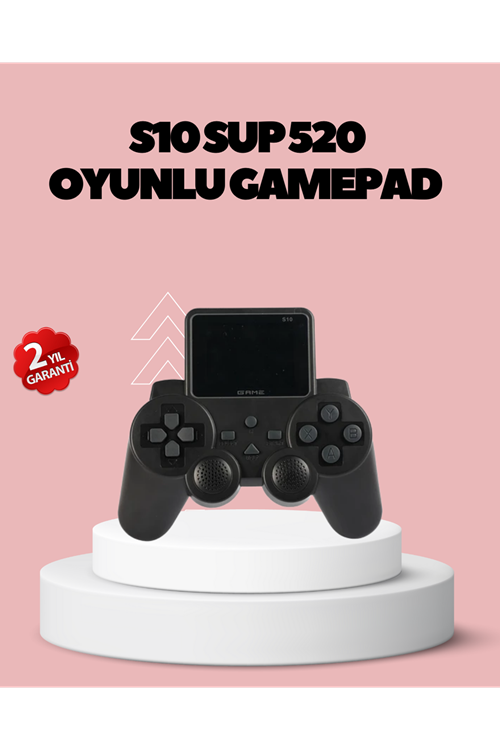 HDMI TV Bağlantılı Orijinal S10 Gamepad 520 Oyunlu 2025 Seri Oyun Konsolu