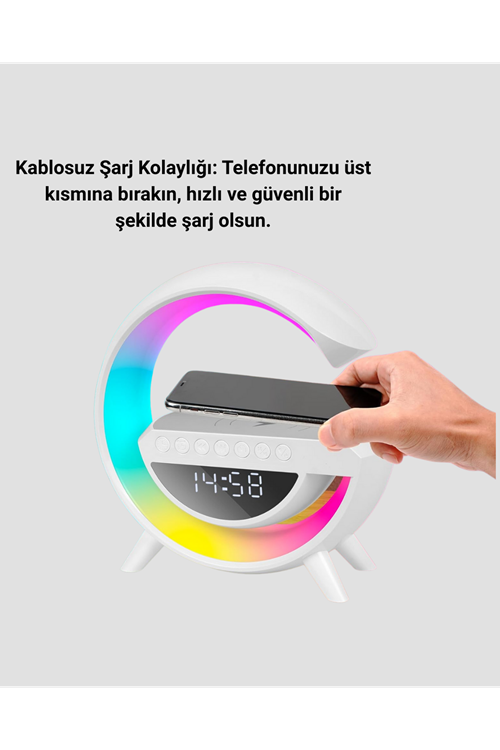 2025 Yeni Seri 15W Kablosuz Şarjlı LED Atmosfer Lambası