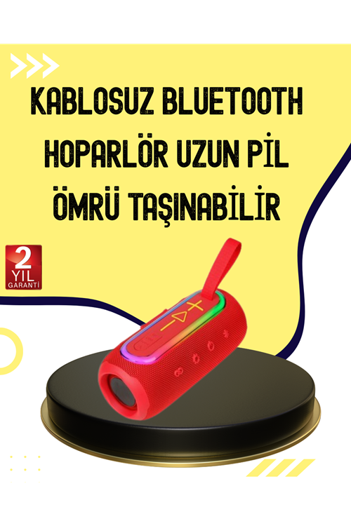 Uzun Pil Ömürlü Bluetooth 5.1 Hoparlör