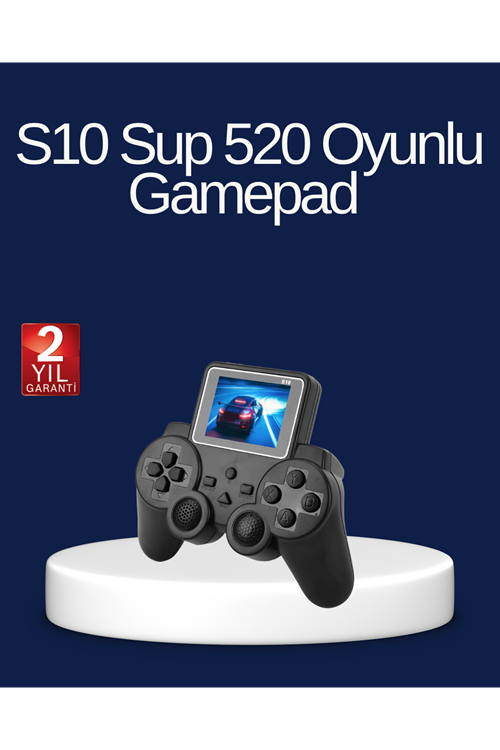 2025 S10 Gamepad 520 Klasik Retro Oyunlu TV Bağlantılı A Kalite Orijinal