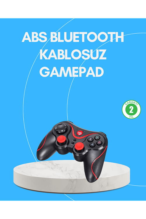 Uzun Pil Ömürlü Kablosuz Oyun Kumandası PC Telefon Tablet İçin