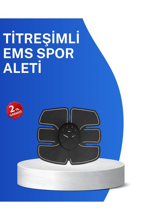 Titreşimli EMS Spor Aleti Karın Kol ve Bacak Kas Yapma Cihazı 2025 Model