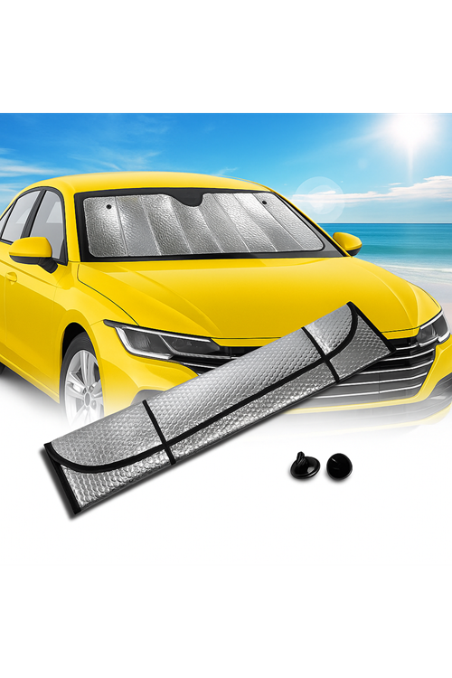 Araç Ön Cam Güneş Koruma Isı Önleyici Katlanabilir Model Fiat Egea Honda Civic Ford Focus Dacia Duster