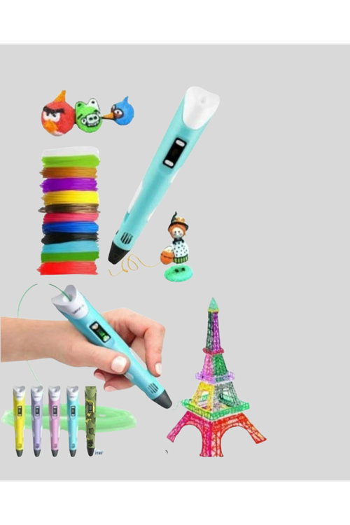 ABS ve PLA Filament Destekli 3D Yazıcı Kalem