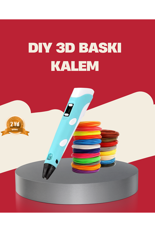 Çocuklar İçin Güvenli 3D Yazıcı Kalem