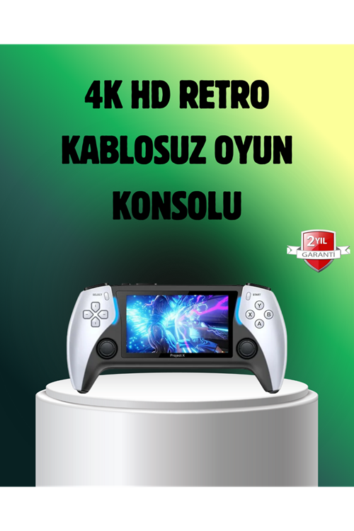 Şarjlı 4 Saat Oyun Süreli TV Bağlantılı Retro Oyun Konsolu