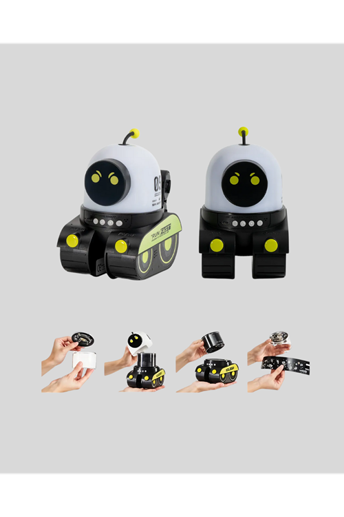 Robot Tasarımlı Bluetooth Hoparlörlü Yıldızlı Gökyüzü Projektör