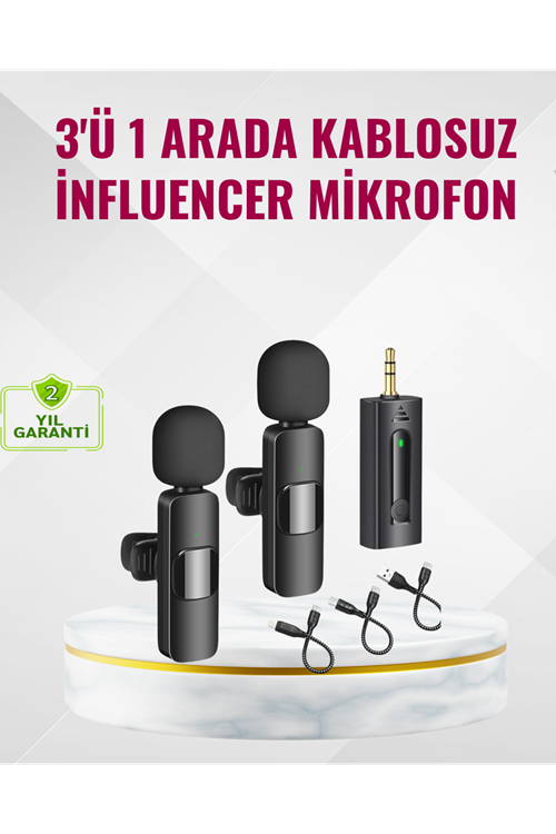 Küçük Boyutlu Mikrofon - 8 Saat Kullanım