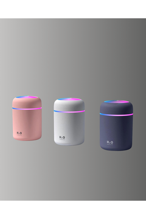 Taşınabilir Hava Nemlendirici – Renkli Işık ve USB Bağlantı