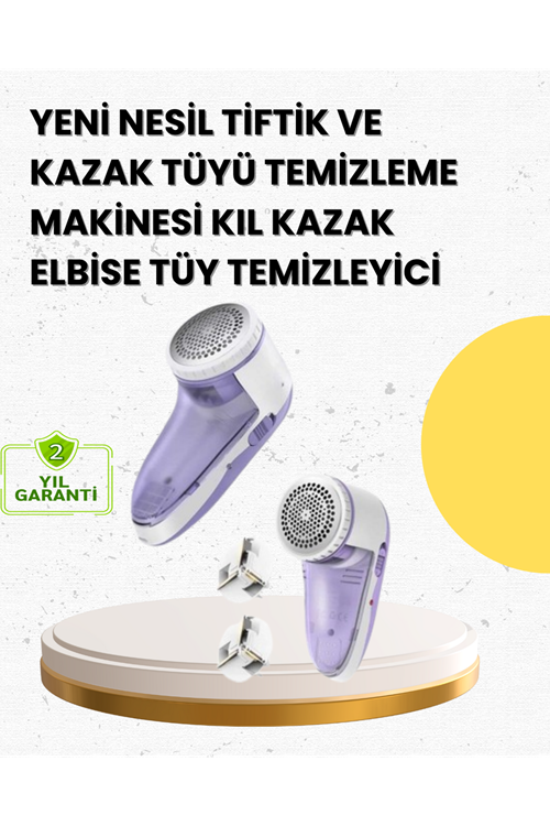 Tiftik ve Tüy Toplama Cihazı – 200ml Hazne, Kompakt Boyut