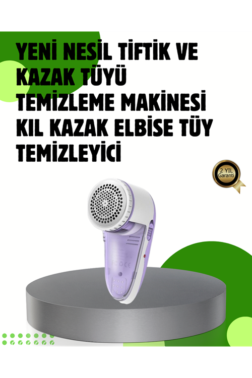 Pamuk Tiftik Tüy Temizleme Makinesi 5W – 3 Bıçaklı Sistem