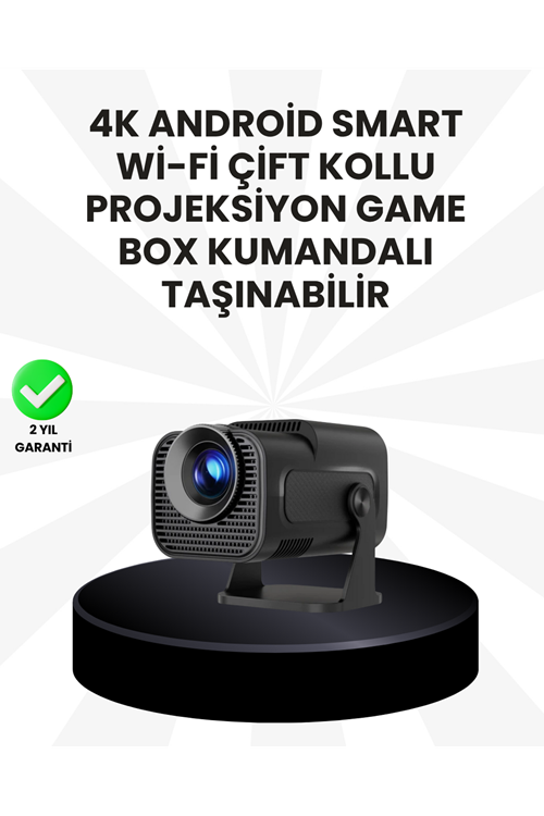 WiFi6 ve Bluetooth 5.4 Destekli LED Projektör - HCS350pro