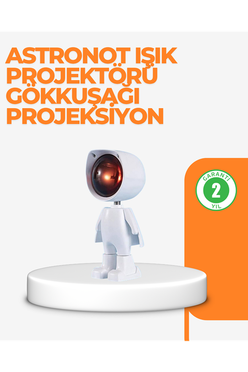USB Şarjlı Taşınabilir Gün Batımı Projektör Lambası
