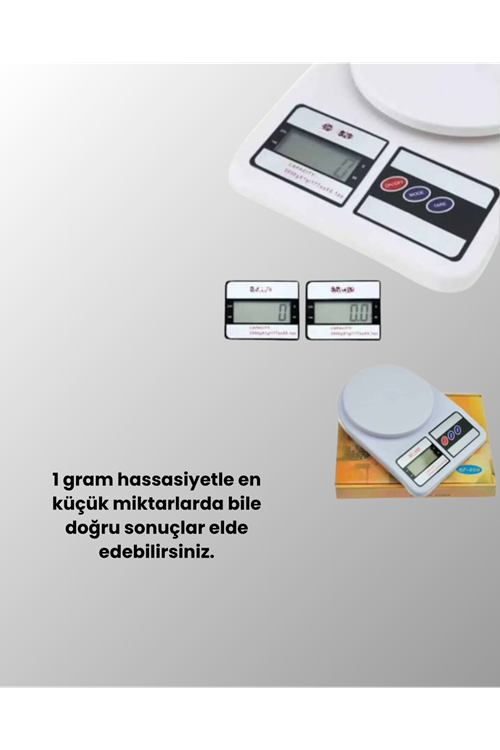 Taşınabilir Dijital Terazi – Çift Ölçü Birimi Destekli