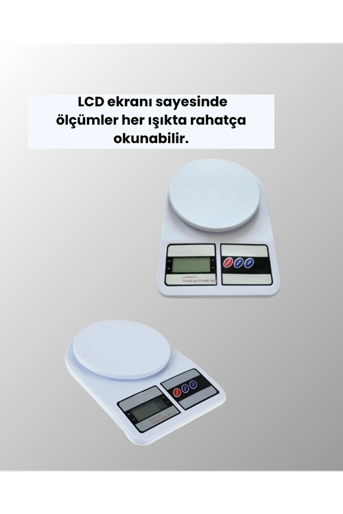 Taşınabilir Dijital Terazi – Çift Ölçü Birimi Destekli