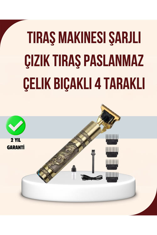 Titreşim Motorlu Erkek Saç ve Sakal Düzeltici