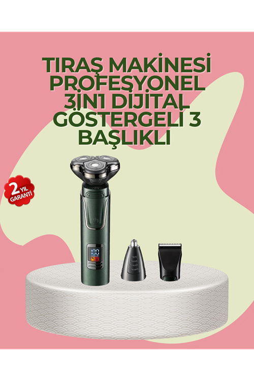 Başlıklı Şarjlı Tıraş ve Bakım Cihazı